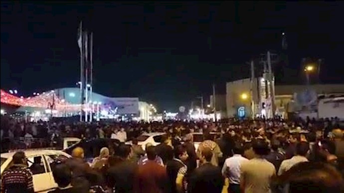 تجمع بزرگ مردم ماهشهر 16دی 96