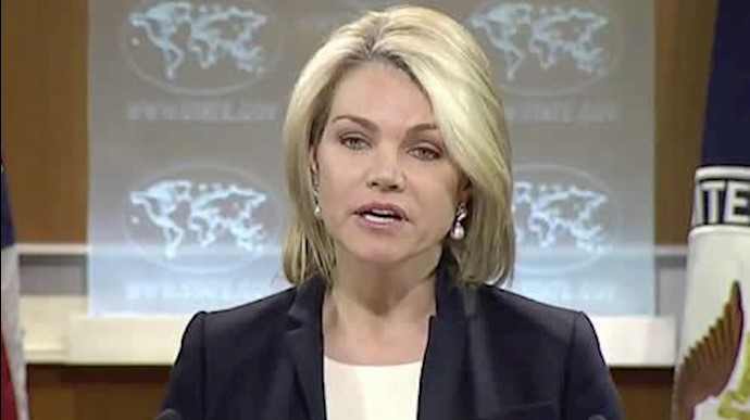 هیتر نائرت سخنگوی وزارت‌خارجه آمریکا