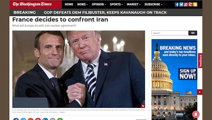 فرانسه تصمیم به مقابله با رژیم ایران میگیرد
