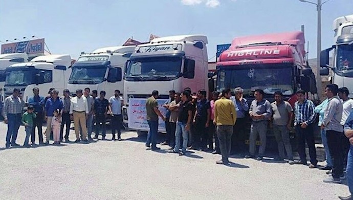 حمایت کنگره سراسری فدراسیون بین المللی کارگران حمل و نقل آی تی اف (ITF ) از حقوق  کامیونداران و اعتصاب سراسری آنها در ایران