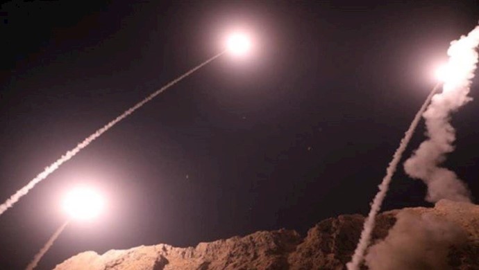 موشک شلیک شده سپاه پاسداران به جای سوریه در کرمانشاه فرود آمد