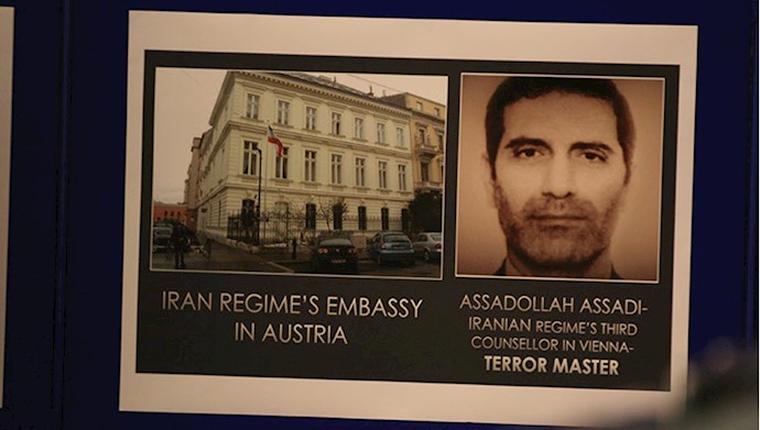 اسدالله اسدی دیپلمات تروریست رژیم ایران به بلژیک مستر شد