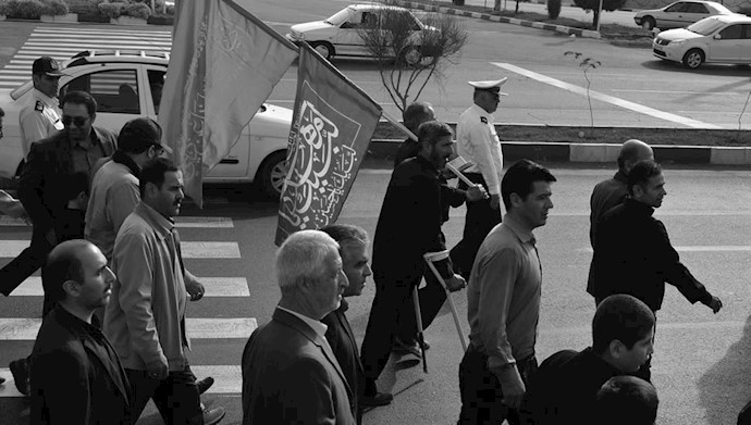 دکان دین‌فروشی حکومت آخوندی تحت عنوان راهپیمایی اقتدار در ملارد