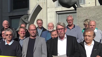 همبستگی سندیکای رانندگان دانمارک با ۵۰هزار عضو با کامیون‌داران اعتصابی