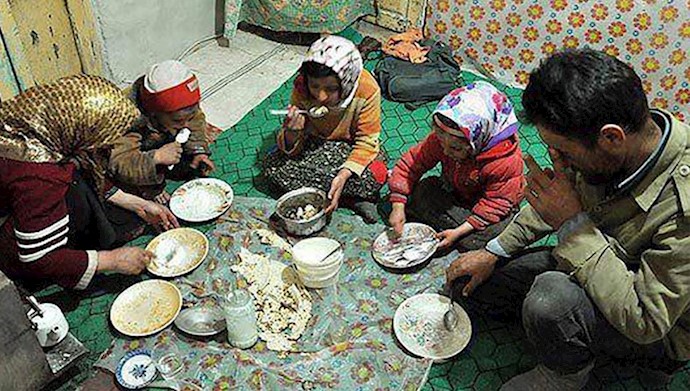 گسترش فقر در ایران آخوند زده