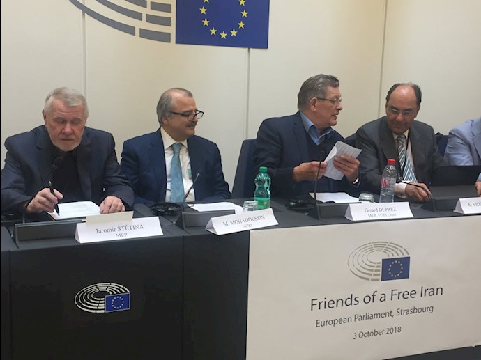  کنفرانس در پارلمان اروپا: محکومیت نقض حقوق‌بشر و اعمال تروریستی رژیم ایران 