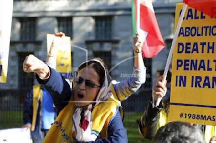 تظاهرات مجاهدین خلق اپوزیسیون رژیم ایران در لندن