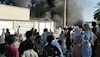 حمله و به آتش کشیده شدن بخشداری جالق سراوان توسط مردم خشمگین