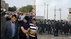 تظاهرات کارگران فولاد اهواز و حضور نیروهای سرکوبگر