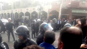 اعتراضات کارگران غیور گروه ملی فولاد اهواز