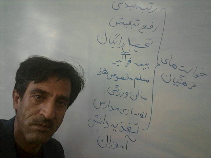 تحصن معلمان -نجف آباد-۲۳آبان