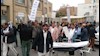 تجمع اعتراضی کارکنان بیمارستان فوق تخصصی موسوم به خمینی در کرج