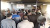 اعتصاب رانندگان کامیون در پایانه بندر خمینی۲