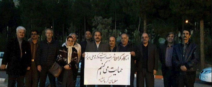 اعلام حمایت جمعی از معلمان کرمانشاه از اعتراضات کارگران نیشکر هفت‌تپه