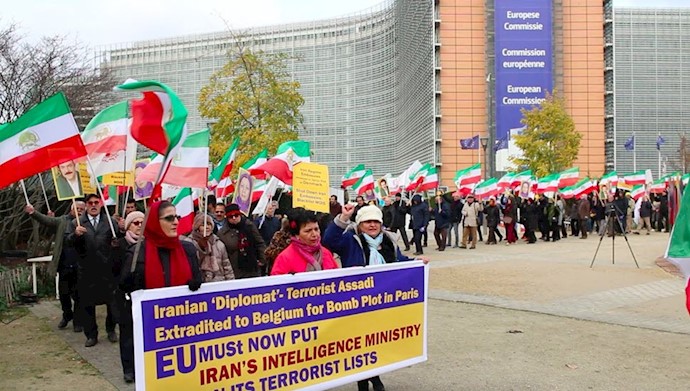 فراخوان تظاهر کنندگان به تعطیلی سفارت خانه‌های رژیم ایران در اروپا