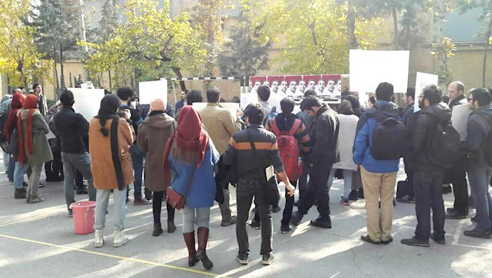 دانشجویان دانشگاه هنر خواستار آزادی کارگران زندانی شدند