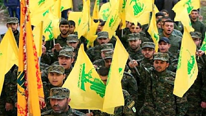 شبه نظامیان حزب الله  وابسته به رژیم ایران
