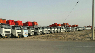 اعتصاب رانندگان کامیون