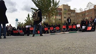 تجمع دانشجویان دانشگاه علامه طباطبایی تهران در پردیس مرکزی به‌مناسب روز دانشجو ۱۸آذر