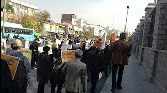 تجمع سپرده گذاران موسسه کاسپین  تهران مقابل مجلس
