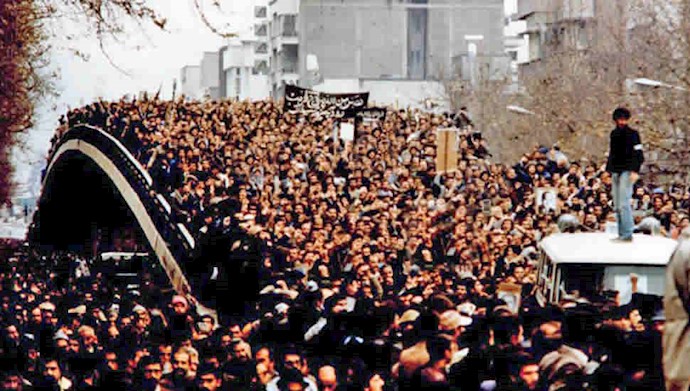 راه‌پیمایی ۲میلیون نفری مردم تهران