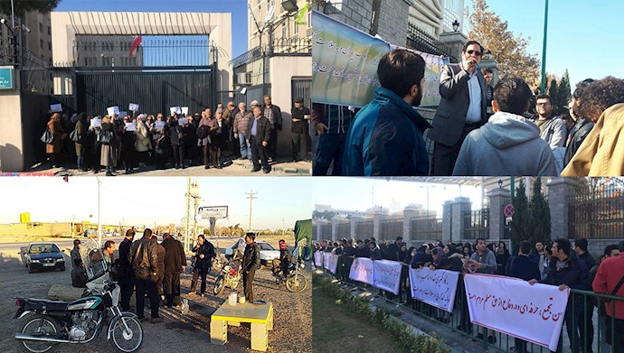 اعتراض و اعتصاب در شهرهای اصفهان، تهران و آذربایجان
