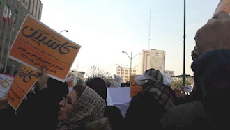 تجمع سپرده گذاران موسسه کاسپین  تهران مقابل مجلس