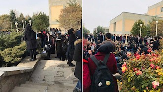  تجمع اعتراضی دانشجویان دانشگاه صنعتی سهند تبریز به‌مناسبت روز دانشجو ۱۷آذر