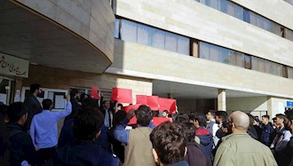 تجمع دانشجویان دانشکده فنی شمسی‌پور تهران به‌مناسبت روز دانشجو ۱۷آذر