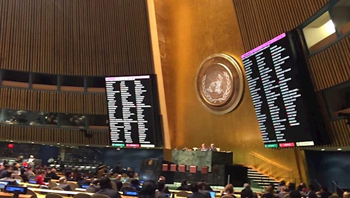 محکومیت حکومت آخوندی در مجمع عمومی سازمان ملل متحد برای شصت‌وپنجمین بار