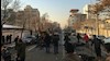 به آتش کشیدن موتورهای یگانهای ویژه در تهران