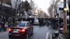 درگیری مردم با نیروهای سرکوبگر در تهران