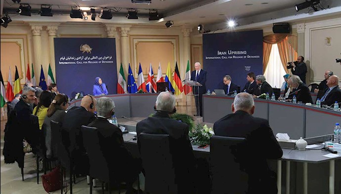 كنفرانس در حمايت از قيام ايران با حضور قانونگذاران و شخصیت‌های سیاسی