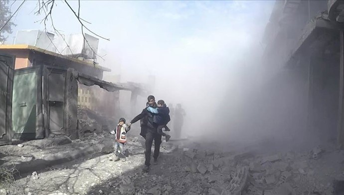 در حملات رژیم  اسد به غوطه شرقی 54 غیرنظامی جان باختند