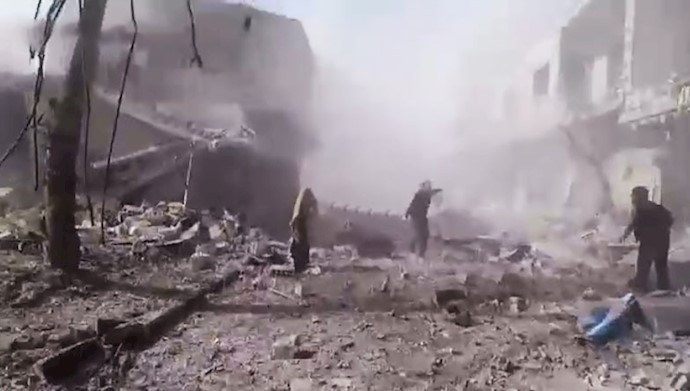 جنايات جنگي رژيم اسد در مناطق مسكوني 