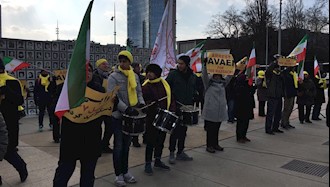 تظاهرات علیه دژخیم علیرضا آوایی در ژنو