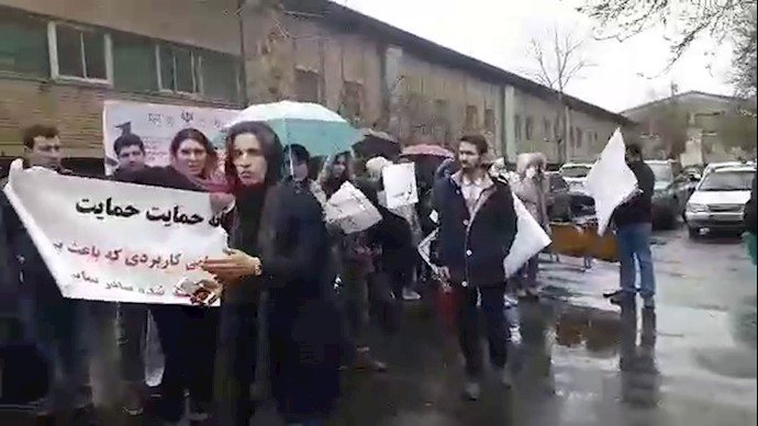 تجمع اعتراضی مهندسان ناپیوسته در تهران