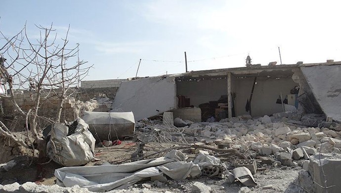 دوازده غیرنظامی در حمله هوایی رژیم اسد به ادلب کشته شدند