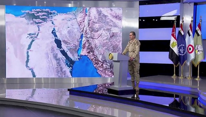 عمليات ارتش مصر عليه تروريستها در صحرای سينا