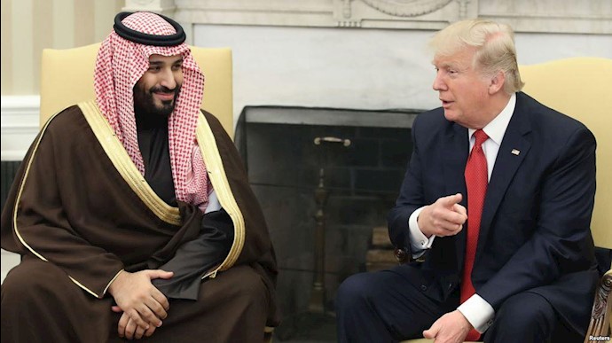 دیدار لیعهد عربستان با دونال ترامپ