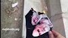 آتش زدن تصویر خامنه ای و خمینی در کرمانشاه 