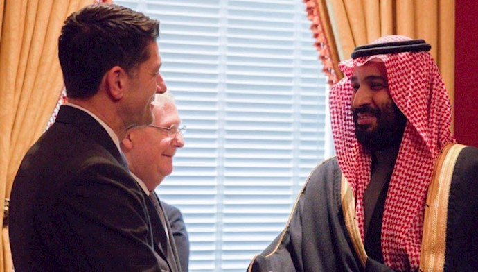 دیدار ولیعهد عربستان با مقامهای کنگره آمریکا