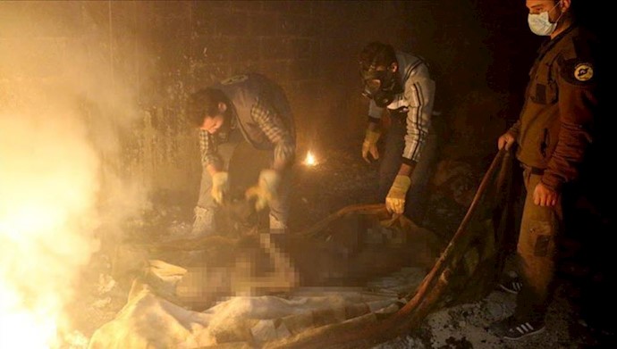 حمله هوایی رژیم جنایتکار اسد به غوطه شرقی