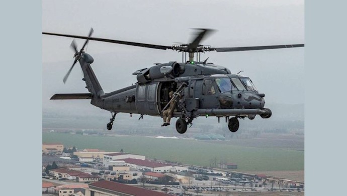 سقوط هلیکوپتر آمریکا درغرب عراق 