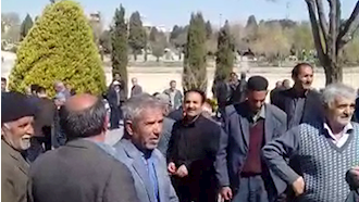 تجمع اعتراضی کشاورزان شجاع و زحمتکش اصفهانی در پل خواجو