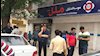 اهواز.تجمع جمعی از غارت شدگان و بستن درب موسسه ملل