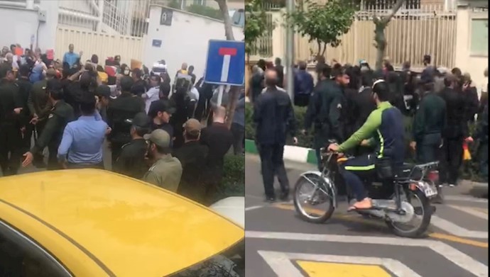 تجمع غارت شدگان در تهران