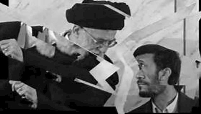  احمدی نژاد و خامنه‌ای