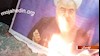 آتش زدن تصویر آخوند روحانی در تهران