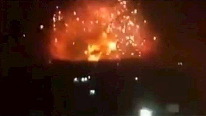 انفجار در پایگاههای رژیم ایران در سوریه